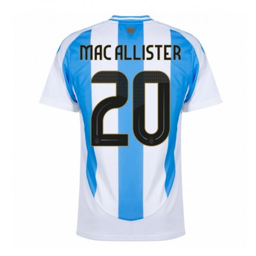 Dres Argentina Alexis Mac Allister #20 Domaci Copa America 2024 Kratak Rukav